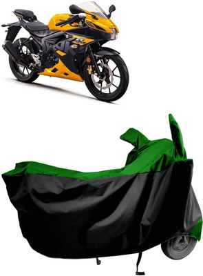 Amexride Two Wheeler Cover for Suzuki(GSX R150, Green)