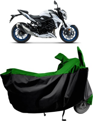 Amexride Two Wheeler Cover for Suzuki(GSX, Green)