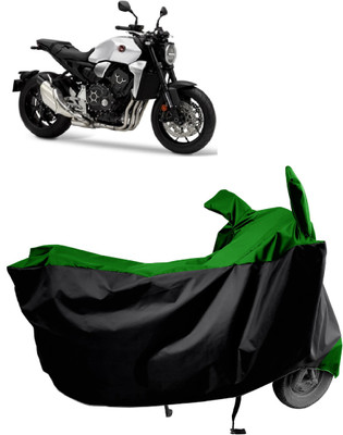 Amexride Two Wheeler Cover for Honda(CB 1000R, Green)