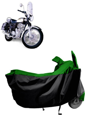 Amexride Two Wheeler Cover for Royal Enfield(Machismo 350, Green)