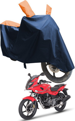 SS FOR YOUR SMART NEEDS Two Wheeler Cover for Bajaj(Pulsar 250, Blue, Orange)