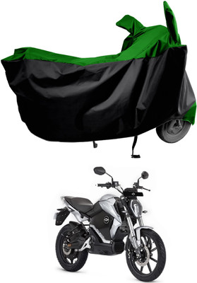 Amexride Two Wheeler Cover for Revolt(RV 300, Green)