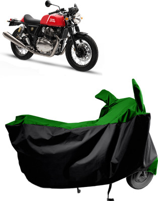 Amexride Two Wheeler Cover for Royal Enfield(Continental GT, Green)