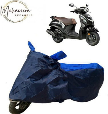 AutoRash Waterproof Two Wheeler Cover for Yamaha(Fascino, Blue)