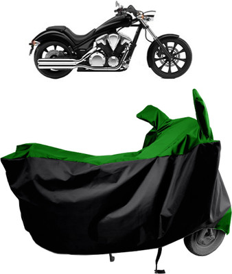Amexride Two Wheeler Cover for Honda(VT 1300CX, Green)