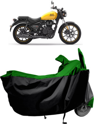 Amexride Two Wheeler Cover for Royal Enfield(Meteor BS6, Green)