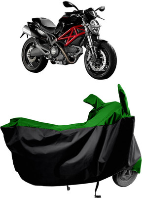 Amexride Two Wheeler Cover for Ducati(Monster, Green)