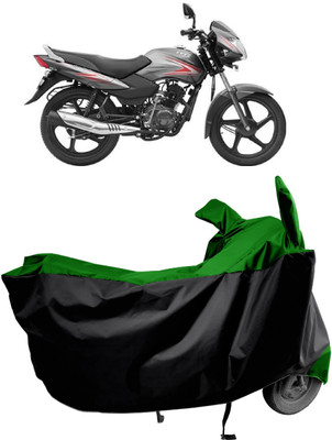 Amexride Two Wheeler Cover for TVS(Sport ES BS6, Green, Black)