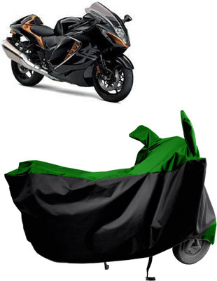Amexride Two Wheeler Cover for Suzuki(Hayabusa, Green)
