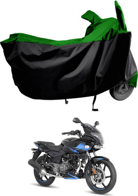 Amexride Two Wheeler Cover for Bajaj(Pulsar 220 BS6, Green)