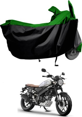 Amexride Two Wheeler Cover for Yamaha(XSR155, Green, Black)