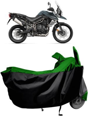 Amexride Two Wheeler Cover for Triumph(Tiger 800, Green)