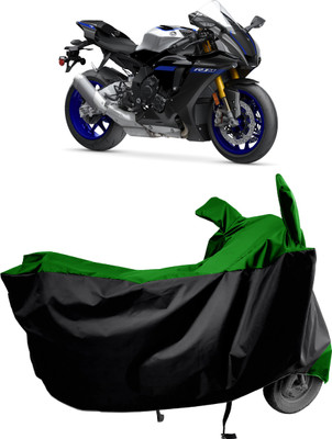 Amexride Two Wheeler Cover for Yamaha(YZF R1 M BS6, Green)