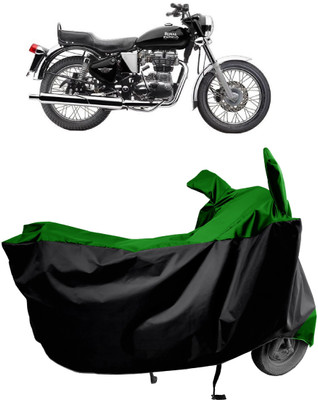 Amexride Two Wheeler Cover for Royal Enfield(Electra, Green)