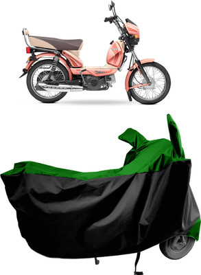 Amexride Two Wheeler Cover for TVS(XL 100 Comfort, Green)