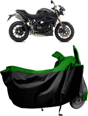 Amexride Two Wheeler Cover for Triumph(Speed Triple, Green)