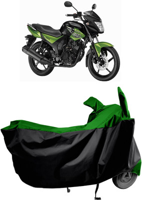 Amexride Two Wheeler Cover for Yamaha(SZ RR V2.0 BS6, Green)