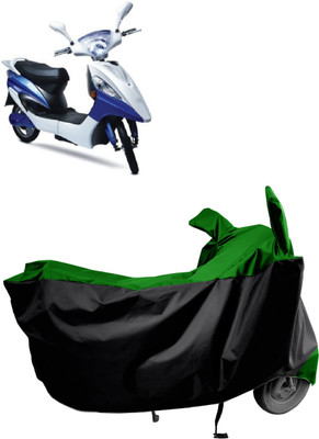 Amexride Two Wheeler Cover for Hero Electric(Electric Maxi, Green)
