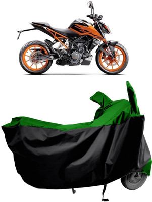 Amexride Two Wheeler Cover for KTM(200 Duke, Green)
