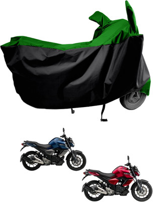Amexride Two Wheeler Cover for Yamaha(FZS-FI V3 BS6, Green)