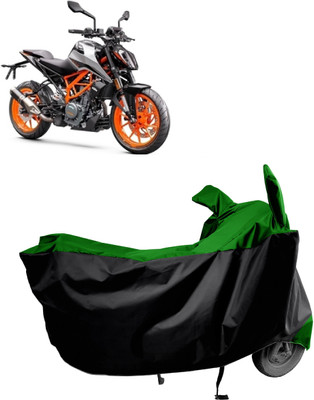 Amexride Two Wheeler Cover for KTM(390 Duke, Green)