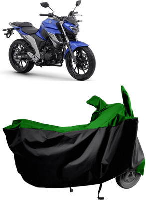 Amexride Two Wheeler Cover for Yamaha(Fazer-250 BS6, Green)