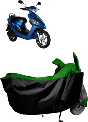 Amexride Two Wheeler Cover for Indus(Yo Electron, Green)