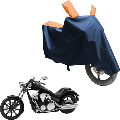 SS FOR YOUR SMART NEEDS Two Wheeler Cover for Honda(VT 1300CX, Blue, Orange)