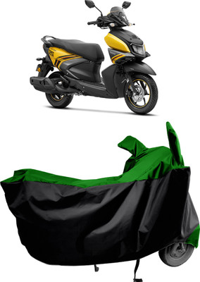 Amexride Two Wheeler Cover for Yamaha(Ray-ZR 125FI, Green)