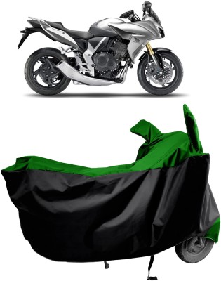 Amexride Two Wheeler Cover for Honda(CBF 1000, Green)