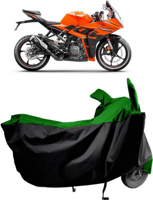 Amexride Two Wheeler Cover for KTM(RC 390, Green)