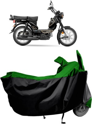 Amexride Two Wheeler Cover for TVS(XL 100 Heavy Duty, Green)