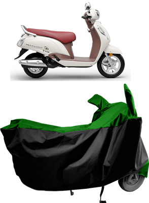Amexride Two Wheeler Cover for Suzuki(Access SE, Green)