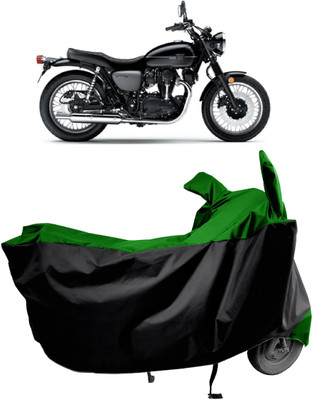 Amexride Two Wheeler Cover for Kawasaki(W800 BS6, Green)