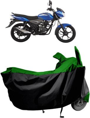 Amexride Two Wheeler Cover for Bajaj(Discover 110, Green)