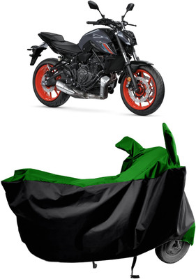 Amexride Two Wheeler Cover for Yamaha(MT 07, Green)