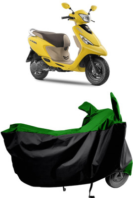Amexride Two Wheeler Cover for TVS(Zest 110, Green)