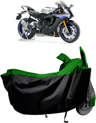Amexride Two Wheeler Cover for Yamaha(YZF R1M, Green)