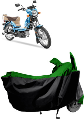 Amexride Two Wheeler Cover for TVS(XL 100 Comfort BS6, Green)