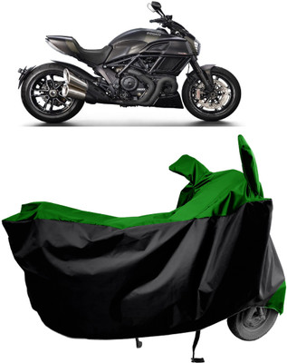 Amexride Two Wheeler Cover for Ducati(Diavel, Green)