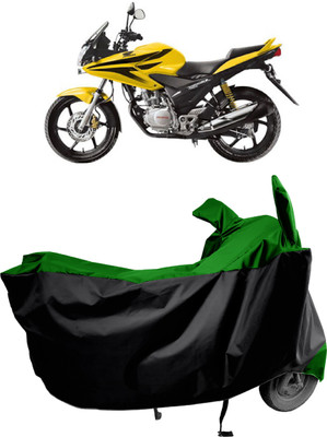 Amexride Two Wheeler Cover for Honda(CBF Stunner, Green)