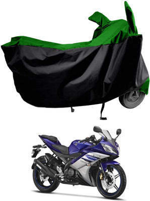 Amexride Two Wheeler Cover for Yamaha(YZF R15 Ver 2.0, Green)
