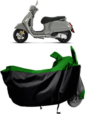 Amexride Two Wheeler Cover for Vespa(GTS 300 BS6, Green)