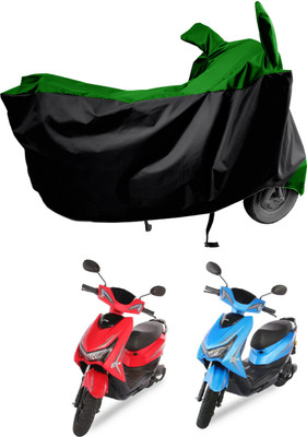Amexride Two Wheeler Cover for Ampere(Reo Elite, Green)