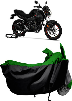 Amexride Two Wheeler Cover for Hero(Xtreme, Green, Black)