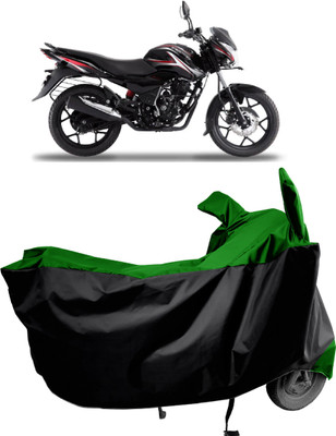 Amexride Two Wheeler Cover for Bajaj(Discover 150 s, Green)