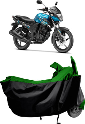 Amexride Two Wheeler Cover for Yamaha(SZ-RR, Green)
