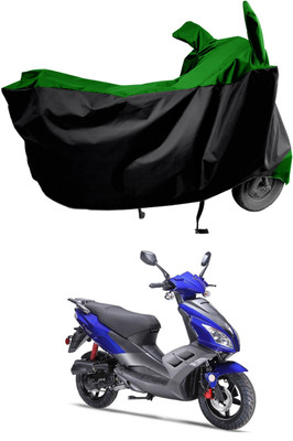 Amexride Two Wheeler Cover for Bajaj(V 150, Green)