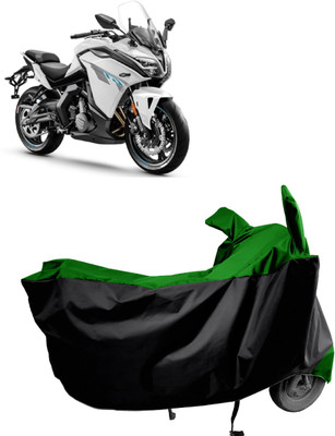 Amexride Two Wheeler Cover for CFMoto(650GT BS6, Green)