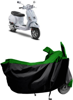 Amexride Two Wheeler Cover for Vespa(VXL 150 BS6, Green)